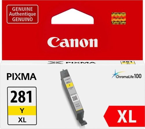 Canon - CLI-281 XL High-Yield - Yellow Ink Cartridge - Yellow