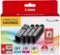 Canon - PGI-280 XL/CLI-281 4-Pack High-Yield - Pigment Black, Standard Capacity - Cyan, Magenta, Yellow Cartridges + Photo Paper - Black/Cyan/Magenta/Yellow-Front_Standard