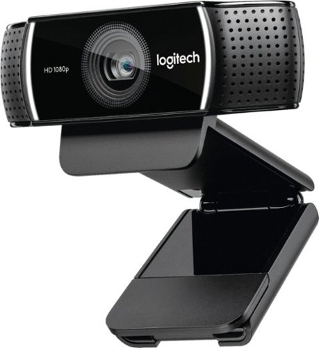  Logitech - 1080p Pro Stream Webcam - Black
