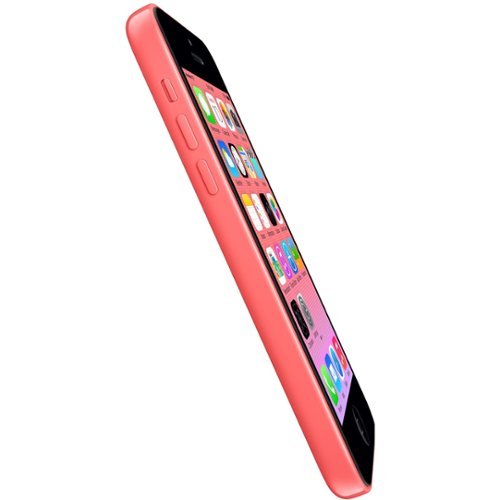 Apple - Pre-Owned iPhone 5C 4G LTE with 8GB Memory Cell Phone (Unlocked) - Pink-Left_Standard 