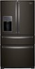 Whirlpool - 26.2 Cu. Ft. 4-Door French Door Refrigerator - Black Stainless Steel-Front_Standard