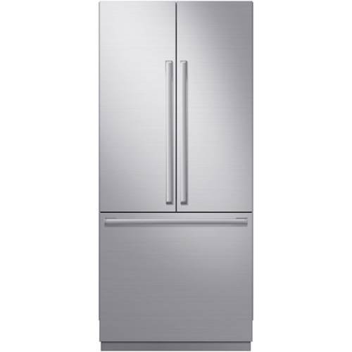 Door Panels and Accessory Kit for Samsung 36" Built-In Chef Collection Refrigerators - Brushed Stainless Steel-Front_Standard