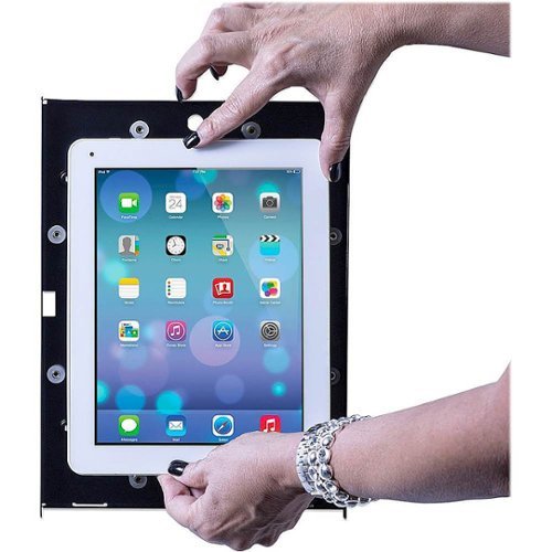 Mount-It! Wall Mount Enclosure for Apple iPad - Black GLOBAL SHIPPING