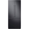 Door Panels and Accessory Kit for Samsung 36" Fingerprint Resistant Built-In Chef Collection Refrigerators - Matte Black Stainless Steel-Front_Standard