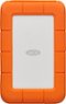 LaCie - Rugged 2TB External Thunderbolt and USB Type-C Portable Hard Drive - Orange/Silver-Front_Standard 