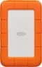 LaCie - Rugged 2TB External Thunderbolt and USB Type-C Portable Hard Drive - Orange/Silver-Front_Standard