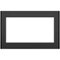 GE - 27" Built-In Microwave Trim Kit - Black-Front_Standard