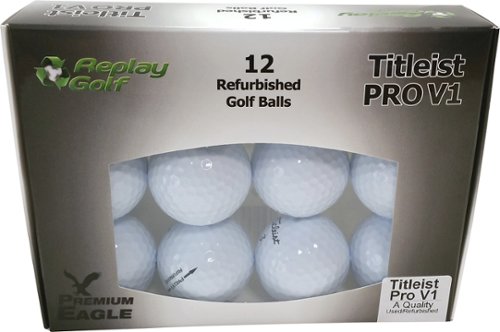  Replay Golf - Refurbished Titleist Pro V1 Golf Balls (12-Count) - White