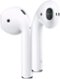 Apple - AirPods with Charging Case (2nd generation) - White-Front_Standard