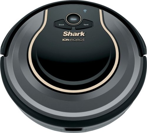  Shark - ION Robot Vacuum R75 with Wi-Fi - Smoke/Ash