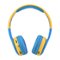 Contixo - KB-2600 Wireless On-Ear Headphones (iOS) - Blue/Yellow-Front_Standard