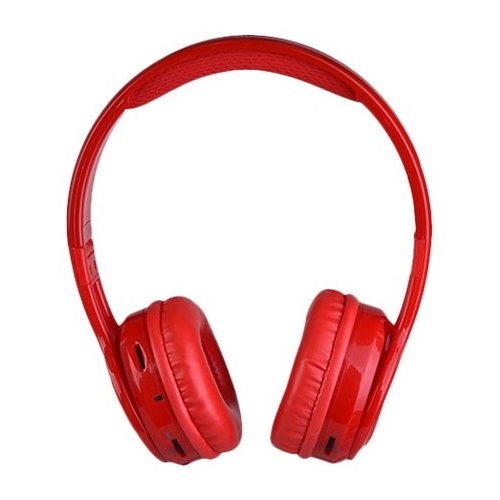 Contixo - KB-2600 Wireless On-Ear Headphones (iOS) - Red-Front_Standard 