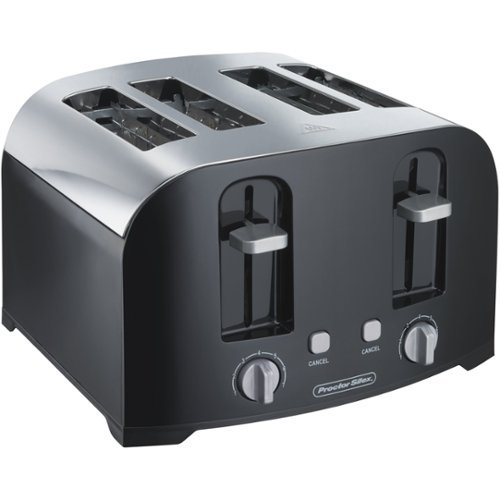 Proctor Silex - 4-Slice Toaster - Black