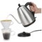 Hamilton Beach - 1.2L Electric Kettle - Stainless steel-Front_Standard