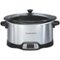 Hamilton Beach - 8 Quart Programmable Set & Forget Slow Cooker - Stainless Steel-Front_Standard