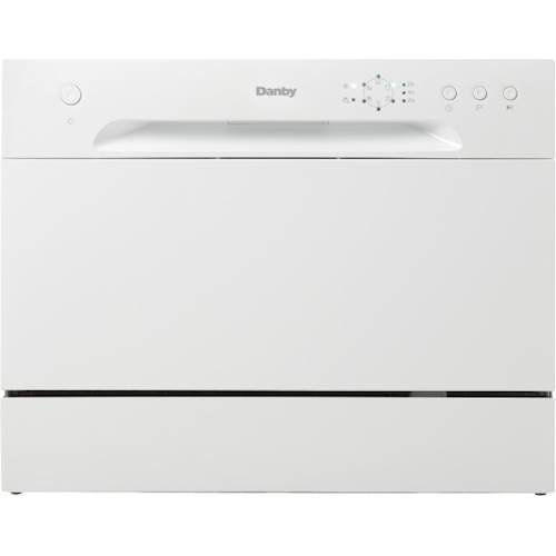  Danby - 22&quot; Front Control Countertop Dishwasher with Stainless Steel Tub - White