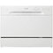 Danby - 22" Front Control Countertop Dishwasher with Stainless Steel Tub - White-Front_Standard 