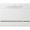 Danby - 22" Front Control Countertop Dishwasher with Stainless Steel Tub - White-Front_Standard