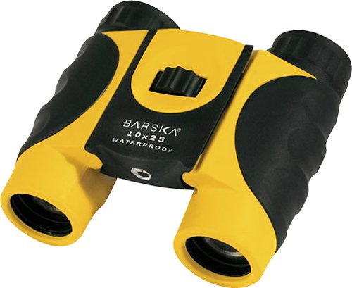  Barska - Colorado 10 x 25 Waterproof Binoculars - Black/Yellow