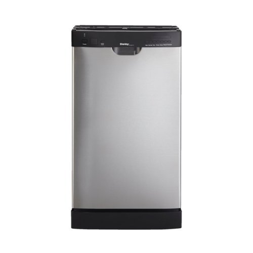 Danby - 18" Built-In Dishwasher - Stainless Steel-Front_Standard 