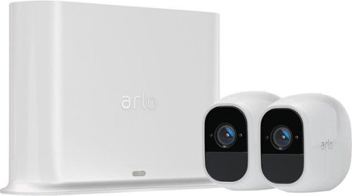  Arlo - Pro 2 2-Camera Indoor/Outdoor Wireless 1080p Security Camera System - White