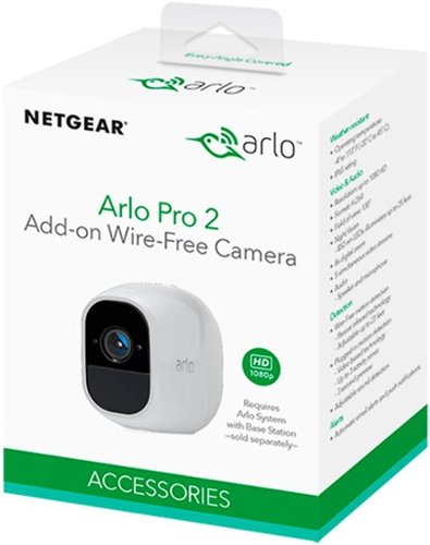 Arlo Pro 2 Indoor/Outdoor 1080p Wi Fi Wire Free Security Camera
