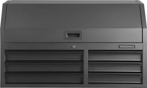 Insignia™ - 41-in. 6-Drawer Tool Chest - Black-Front_Standard 