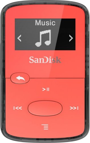  SanDisk - Clip Jam 8GB* MP3 Player - Red &amp; Black