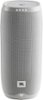 JBL - LINK 20 Smart Portable Bluetooth Speaker with Google Assistant - White-Front_Standard 