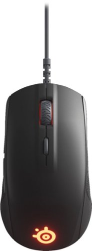  SteelSeries - Rival 110 Wired Optical Gaming Mouse with RGB Lighting - Black