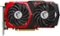 MSI - NVIDIA GeForce GTX 1050 Ti GAMING X BV 4GB GDDR5 PCI Express 3.0 Graphics Card - Black/Red-Front_Standard 