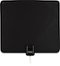 TERK - Ultrathin Indoor HDTV Antenna - Black/White-Front_Standard