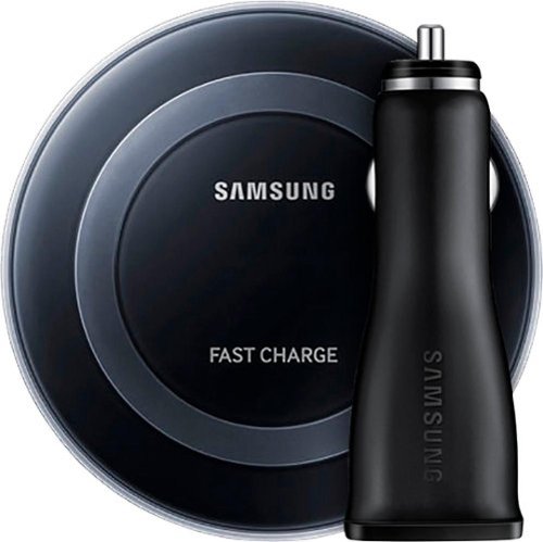 Samsung - Fast Charge Wireless Power Bundle - Black Sapphire