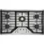 Front. Monogram - 36" Built-In Gas Cooktop with 5 burners - Stainless Steel.