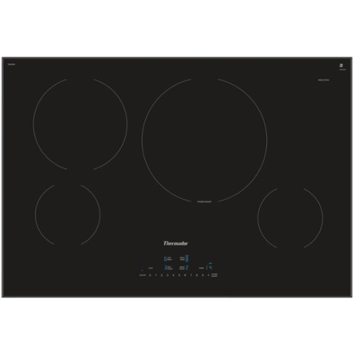 Thermador - Masterpiece Series 30" Built-In Electric Induction Cooktop with 4 elements with HomeConnect, Frameless - Black