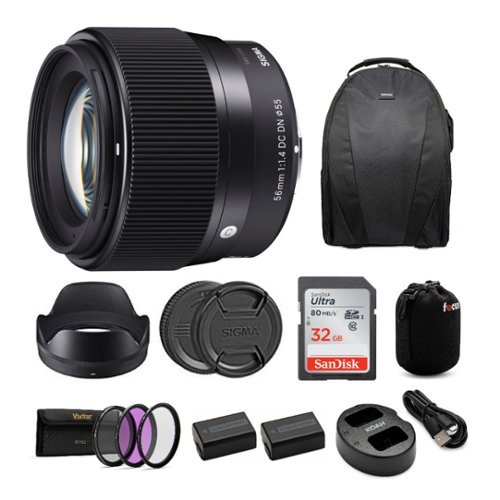 SIGMA Contemporary 56mm F1.4 DC DN ソニーE用 Sigma 56mm f/1.4 DC DN Contemporary Lens for Sony E Mount Cameras