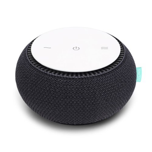 SNOOZ - Smart White Noise Machine, Non-Looping White Noise with Real Fan Inside - Charcoal-Front_Standard 