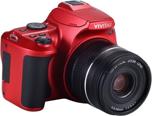 Vivitar 10x Bridge Camera - Red SHOP ONLINE
