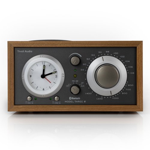 Tivoli Audio - Model Three AM/FM Bluetooth Clock Radio with USB Charging Ports - Cherry-Front_Standard 