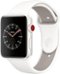 Apple Watch Edition (GPS + Cellular) 42mm Ceramic Case with Soft White/Pebble Sport Band - White Ceramic - (2019)-Angle_Standard