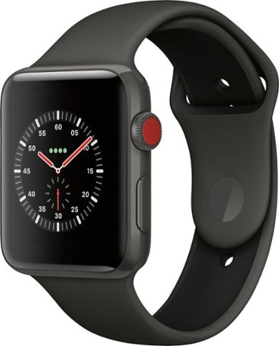 Apple Watch Edition (GPS + Cellular) 42mm Ceramic Case with Gray/Black Sport Band - Gray Ceramic