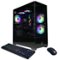 CyberPowerPC - Gaming Desktop - Intel Core i7-14700KF - NVIDIA GeForce RTX 5060 Ti16GB - 32GB DDR5 - 2TB PCIe 4.0 SSD - Black-Front_Standard