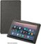 Folio Case for Amazon Fire HD 10 (7th Generation) - Charcoal Black-Front_Standard