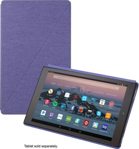  Folio Case for Amazon Fire HD 10 (7th Generation) - Cobalt Purple
