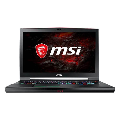 MSI - GT Titan 17.3" Laptop - Intel Core i7 - 64GB Memory - NVIDIA GeForce GTX 1070 - 1TB Hard Drive + 512GB Solid State Drive - Aluminum Black-Front_Standard 