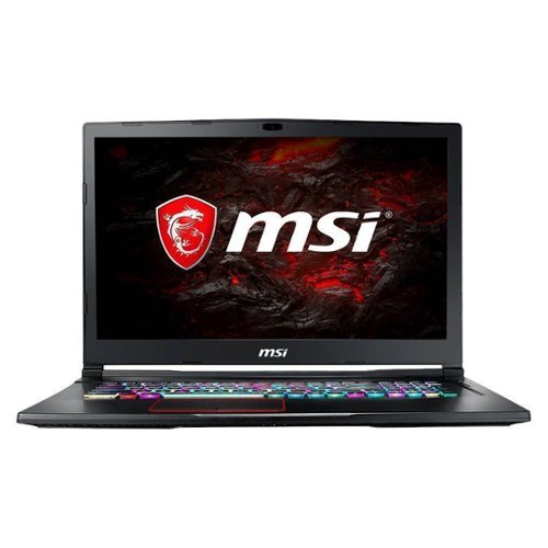 MSI - GE73VR Raider 17.3" Laptop - Intel Core i7 - 16GB Memory - NVIDIA GeForce GTX 1070 - 1TB HDD + 2 x 512GB SSD - Aluminum Black-Front_Standard 