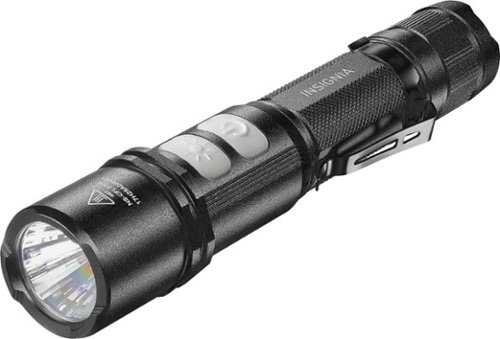  Insignia™ - 800 Lumen Rechargeable LED Flashlight - Black