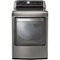 LG - 7.3 Cu. Ft. 9-Cycle EasyLoad Smart Wi-Fi Enabled Gas Dryer with Sensor Dry Technology-Front_Standard