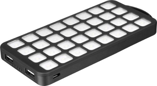  Aluratek - 8,000 mAh Portable Charger for Most USB-Enabled Devices - Black