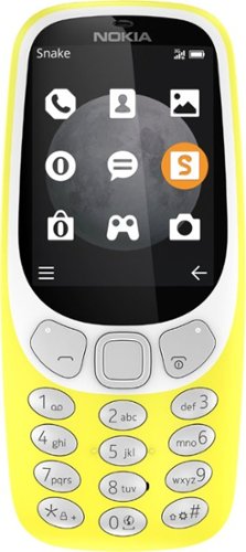  Nokia - 3310 Cell Phone (Unlocked) - Yellow